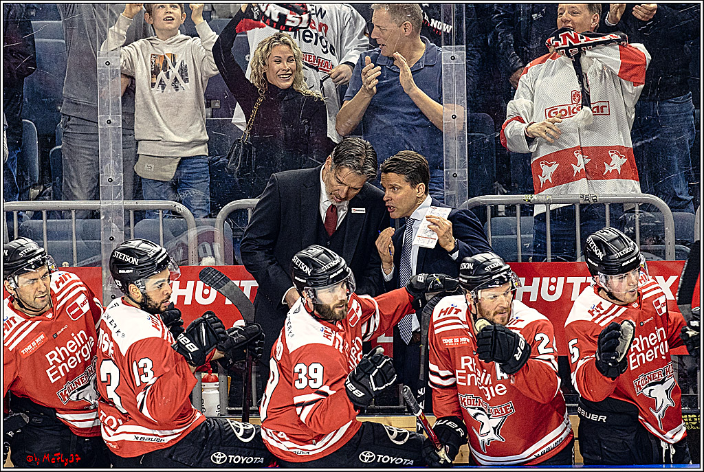PENNY DEL Viertelfinale Spiel 6;  Koelner Haie - Adler Mannheim; Koeln, 26.03.2023